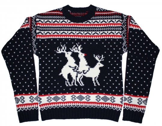Humpping reindeers sweater